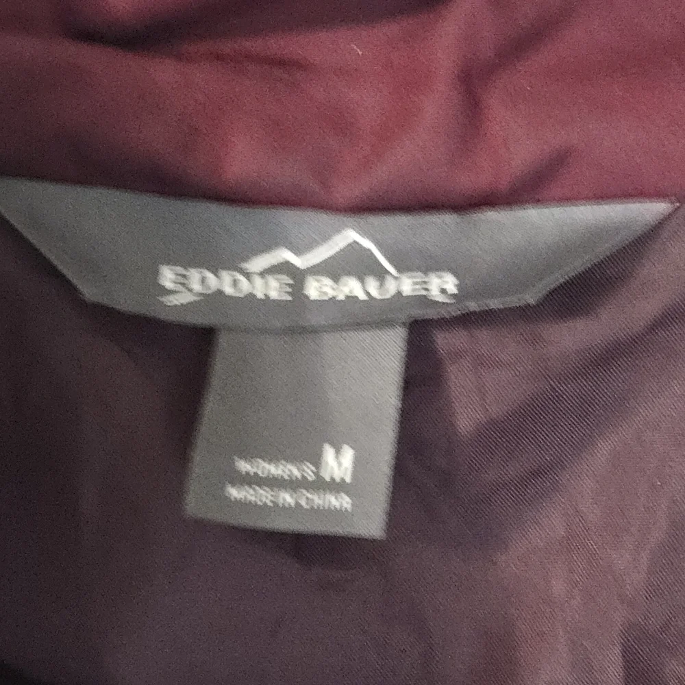 Eddie Bauer Maroon Quilted Puffer Jacket